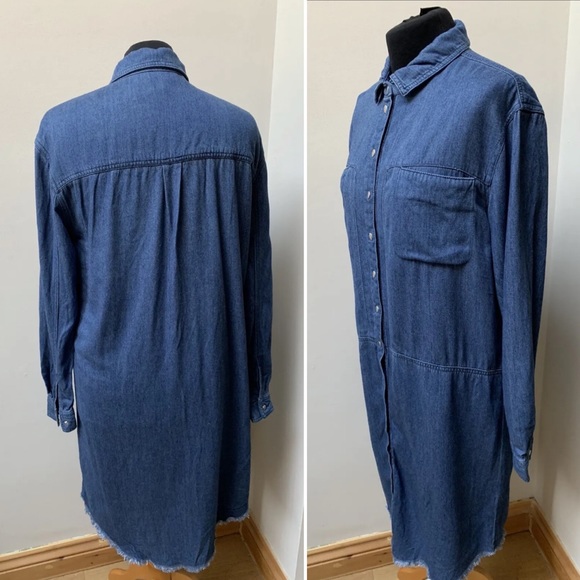 Warehouse ware denim dress size 12 - Picture 2 of 5